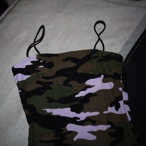 Purple Camouflage Cami